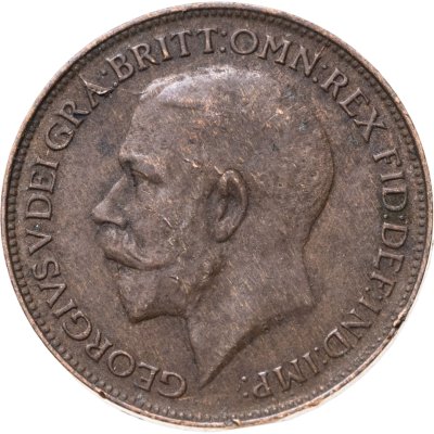 купить Великобритания 1 фартинг (farthing) 1922