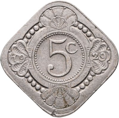 купить Нидерланды 5 центов (cents) 1929