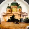 Купить Пресс-папье "С.Петербургъ. Троицкий собор", стекло, бумага, печать, Российская империя, 1890-1910 гг.