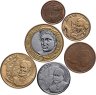 Купить Бразилия набор из 6-и монет 1, 5, 10, 25, 50 сентаво и 1 реал 1998-2017 годов