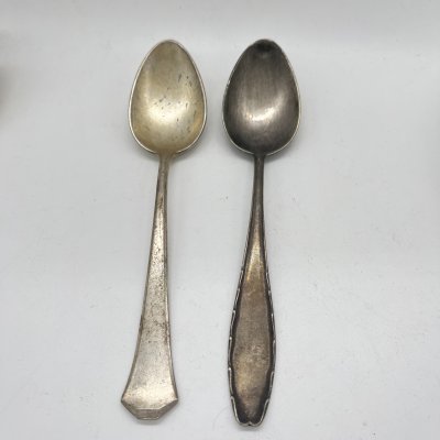купить Набор из 2 столовых ложек (подбор), металл, серебрение, Württembergische Metallwarenfabrik (WMF), Германия, 1920-1930 гг.