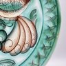 Купить Блюдо настенное "Жар-птица", автор Вера Григорьевна Филянская (1900-1982 гг.), фаянс, цветные поливы, роспись, Конаковский фаянсовый завод им. М.И. Калинина (ЗиК Конаково), СССР, 1974-1990 гг.