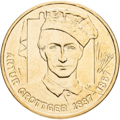купить Польша 2 злотых 2010 "Артур Гротгер"