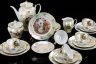 Купить Сервиз кофейный  "Мадонна" на 6 персон (21 предмет), фарфор, люстр, деколь, золочение, Kahla, ГДР, 1967-1987 гг.