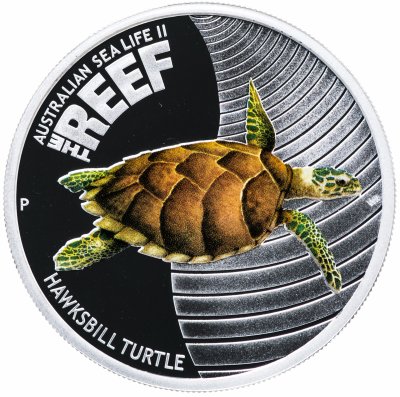 купить Австралия 50 центов (cents) 2011 "Австралийские рифы: Морская черепаха"
