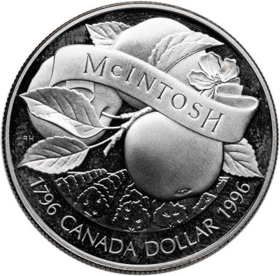 купить Канада 1 доллар (dollar) 1996 "Яблоки Мекинтош"