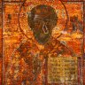 Купить Икона "Св. Николай Чудотворец" (извод "Никейское чудо") с приписными святыми на полях, дерево, темпера, лак, Российская империя, 1850-1870 гг.