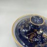Купить Сахарница с растительным декором, фарфор, кобальт, золочение, Бронницкий завод фарфоровых изделий «Возрождение», СССР, 1970-1990 гг.