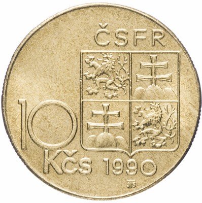 купить Чехословакия 10 крон 1990 "Томаш Масарик"