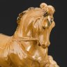 Купить Скульптура "Цирковая лошадь", скульптор Н.И. Бессарабова, керамика, поливы, Гжельский керамический завод, СССР, 1950-1960 гг.