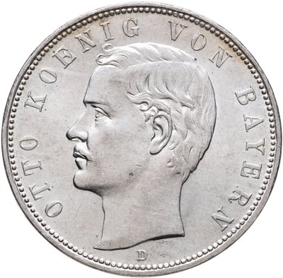 купить Германия (Империя) 5 марок (mark) 1913 D Бавария, знак монетного двора "D" - Мюнхен