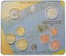 Купить Италия 2007 официальный годовой набор евро из 8 монет в буклете