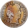 Купить США 10 центов (дайм, one dime) 1912 Barber Dime Без отметки монетного двора