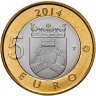 Купить Финляндия 5 евро 2014 "Животные провинции Карелии - Кукушка"