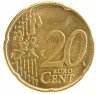 Купить Бельгия 20 евро центов 2002