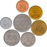 Купить Южная Корея набор монет 1974-2010 (7 монеты)