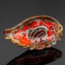 Купить Декоративное сервировочное блюдо с яркими поливами Vallauris, керамика, Франция, 1960-1990 гг.