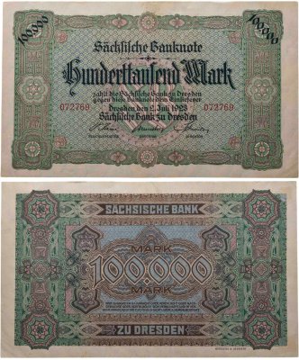 купить Германия Pfullendorf (Baden) 100000 марок 1923 год