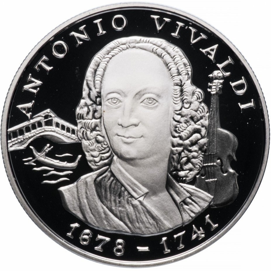 купить Андорра 10 динеров (экю) 1997 "Антонио Вивальди"