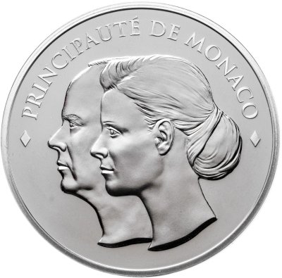 купить Монако 10 евро 2011 "Свадьба князя Монако Альбера II и Шарлен Уиттсток" в футляре с сертификатом