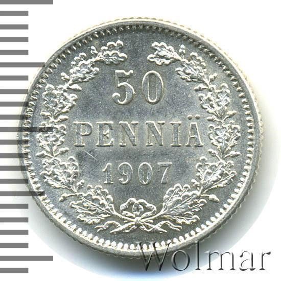 купить 50 пенни 1907 года L