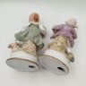 Купить Статуэтки парные "Дети с голубками"  ("Птичники"), фарфор, роспись, Западная Европа, 1970-1990 гг.