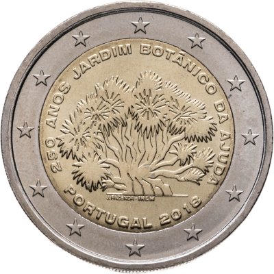 купить Португалия 2 евро (euro) 2018 250 лет Ботаническому саду в Ажуде