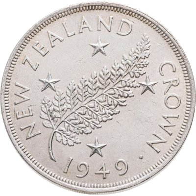 купить Новая Зеландия 1 крона (crown) 1949 Королевский визит