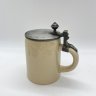 Купить Кружка пивная с откидной крышкой, фаянс, металл, Германия, 1910-1950 гг.