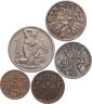 Купить Чехословакия набор монет 1924-1929 (5 штук)
