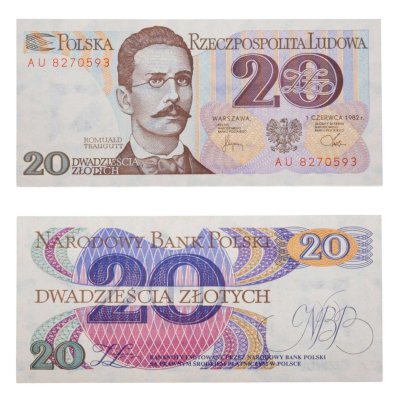 купить Польша 20 злотых 1982 ПРЕСС