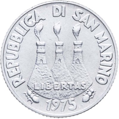 купить Сан-Марино 2 лиры (lire) 1975 Любовь у животных