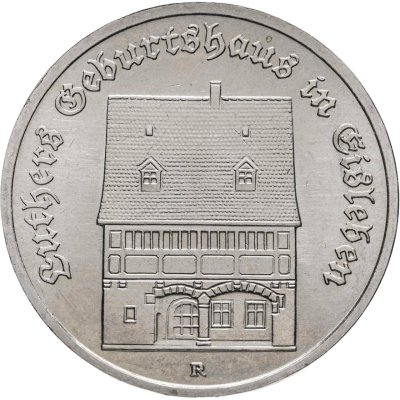 купить Германия (ГДР) 5 марок 1983 "Родной дом Мартина Лютера в Эйслебене"