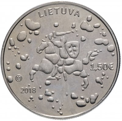 купить Литва 1,5 евро 2018 Йонинес
