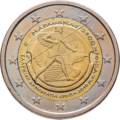 купить Греция 2 euro (евро) 2010 2500 лет Марафонской битве