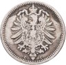 Купить Германия 50 пфеннигов (pfennig) 1875 C знак монетного двора: "C" - Франкфурт-на-Майне