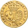 Купить Франция ½ дьёра 1732 Людовик XV