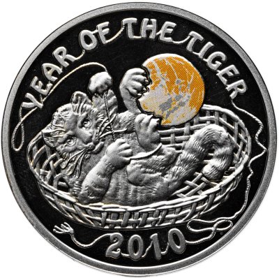 купить Ниуэ 1 доллар 2009 "Китайский гороскоп: год тигра 2010"