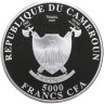 Купить Камерун 5000 франков 2023 "Поезд Blue train" в футляре с сертификатом