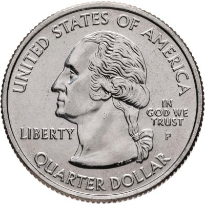 купить США 25 центов (квотер, 1/4 доллара, quarter dollar) 2004 P Висконсин (Wisconsin)