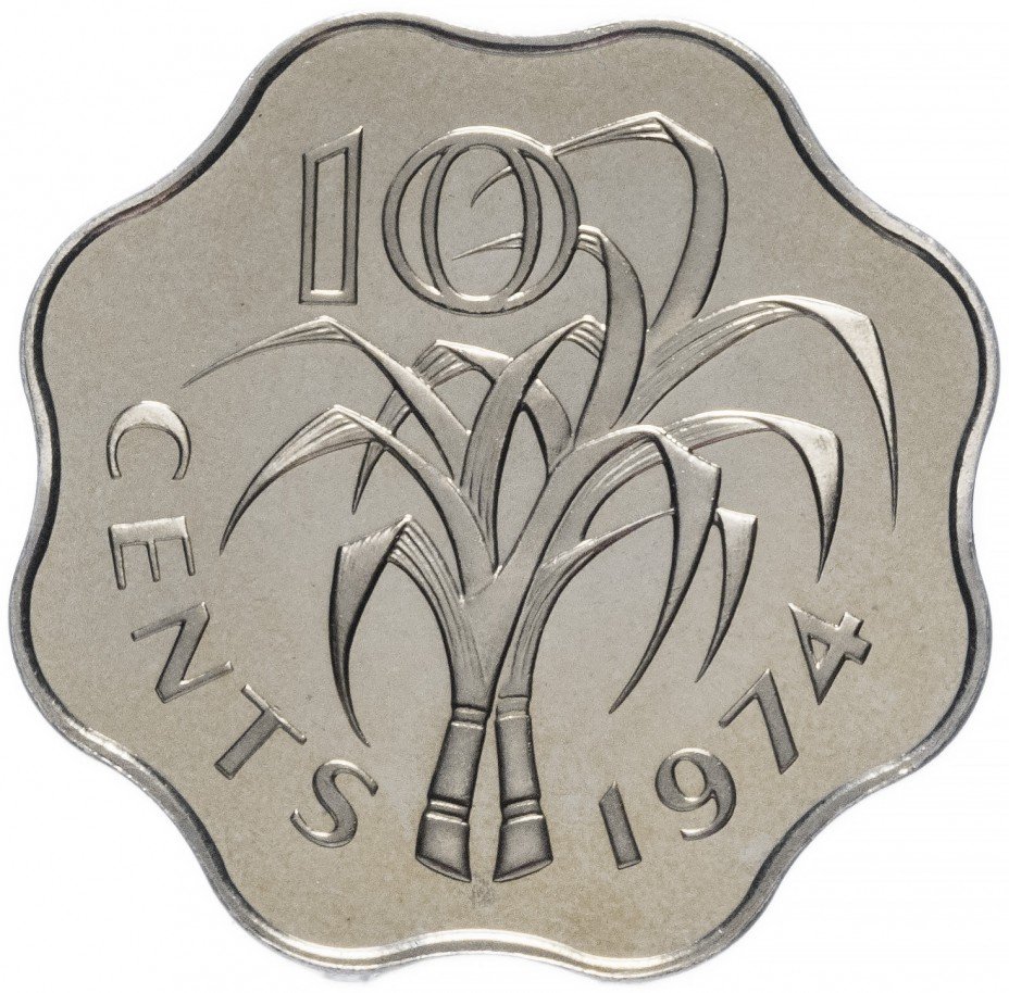 купить Свазиленд 10 центов 1974