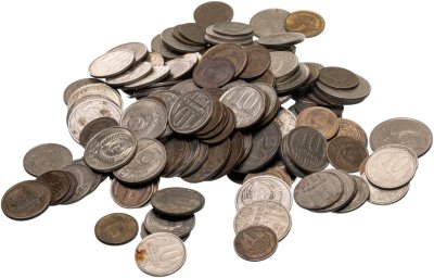 купить Набор случайных монет СССР 1961-1991 300 гр