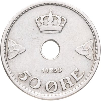 купить Норвегия 50 эре (ore) 1929