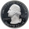 Купить США 25 центов (квотер, 1/4 доллара, quarter dollar) 2018 S Proof Национальное побережье острова Кумберленд