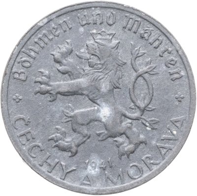 купить Богемия и Моравия 20 геллеров (heller) 1941