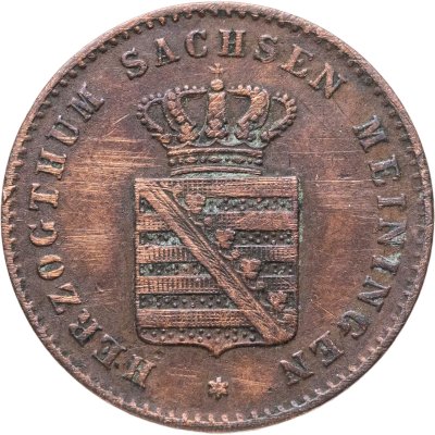 купить Германия, Герцогство Саксен-Мейнинген 2 пфеннига 1868