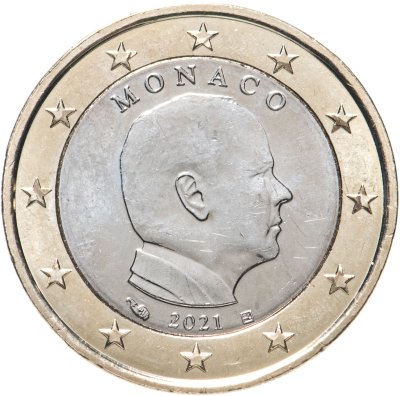 купить Монако 1 евро (euro) 2021