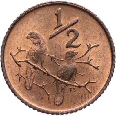 купить ЮАР 1/2 цента (cent) 1970