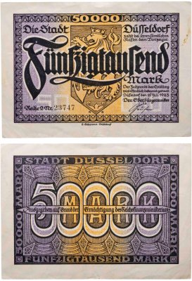купить Германия 50000 марок 1923