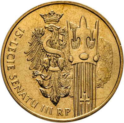 купить Польша 2 злотых (zlote) 2004 "15 лет Сенату Республики Польша"